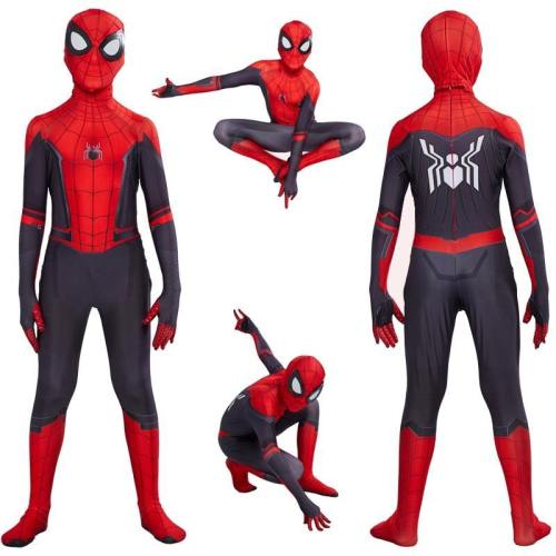 Spider Man Far From Home Peter Parker Cosplay Costume Zentai Spiderman Superhero Bodysuit Jumpsuits Halloween Costume