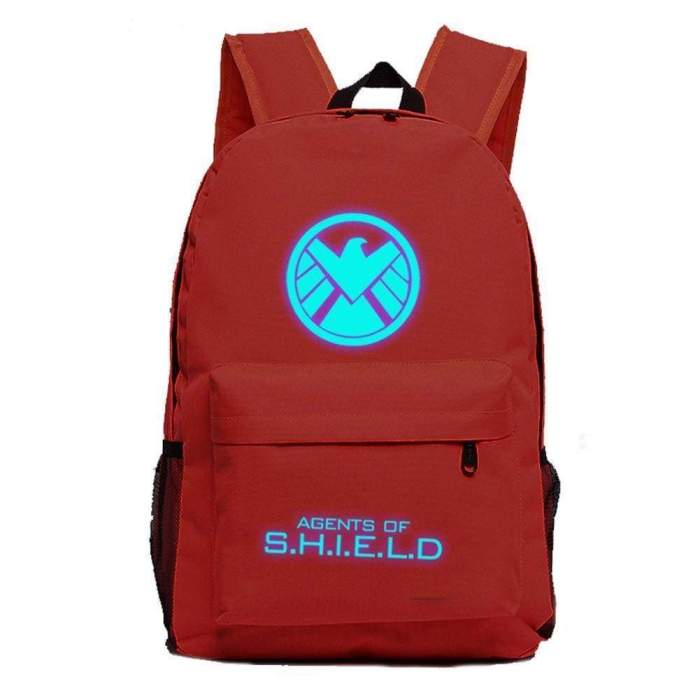 Marvel Comic The Agent Of S.H.I.E.L.D Luminous Computer Backpack 19X12''
