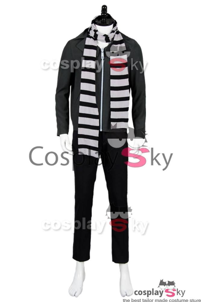 Despicable Me 3  Movie Gru Outfit Cosplay Costume