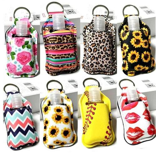 Portable Hand Sanitizer Keychain With Refillable Bottle