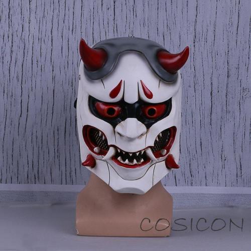Overwatch Genji Skin Oni Cosplay Mask Halloween Prop