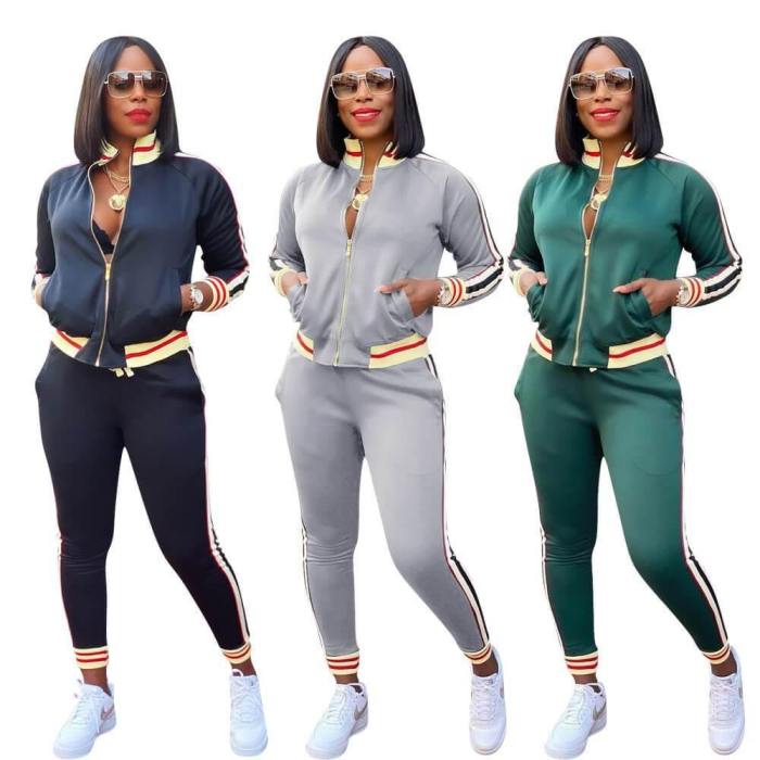 Top-Vigor Women'S 2 Pcs Plus Size Tracksuit Sets Sweatsuits Outfits Hoodie Sweatshirt And Jogging Sweatpants Suit