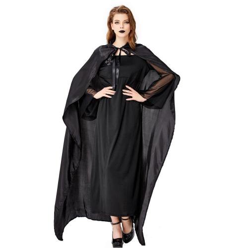 Horror Witch Cross Suppressed Ghosts Mysterious Robe Mage Costume