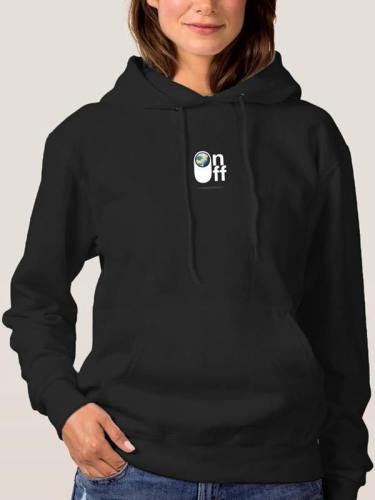 On And Off Graphic Couple Hoodies