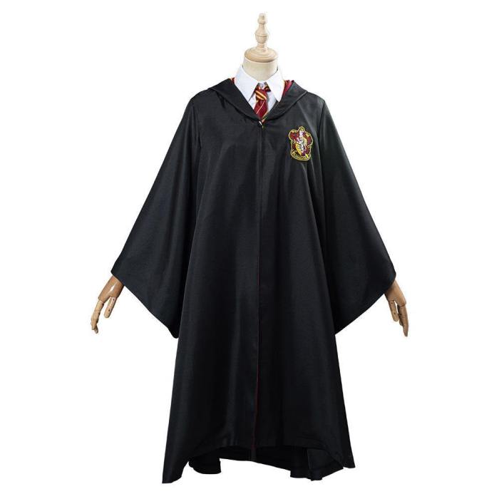 Harry Potter Hermione Granger Gryffindor School Uniform Women Robe Cloak Outfit Halloween Carnival Costume Cosplay Costume