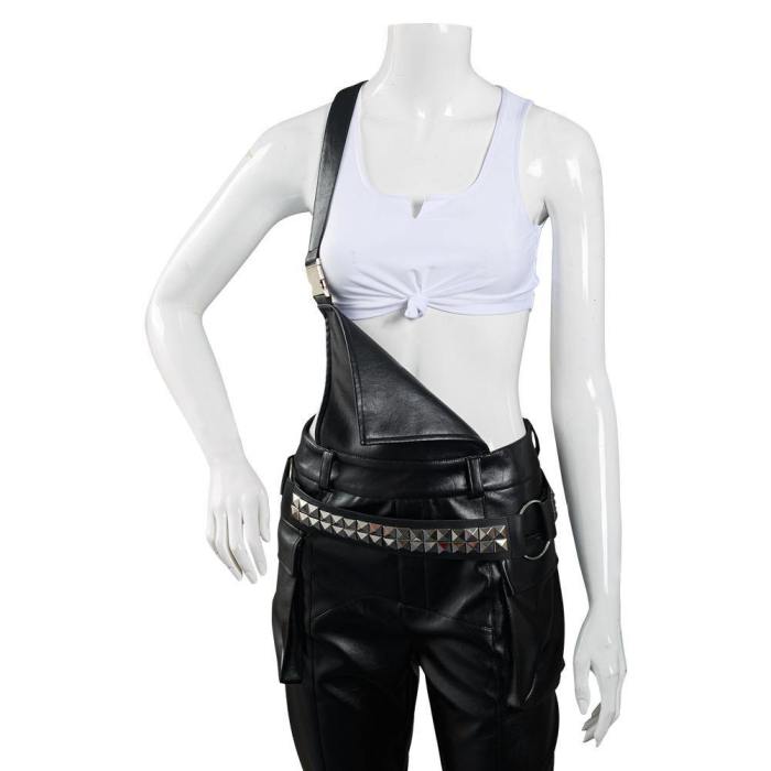 Game Cyberpunk  Judy Crop Top Overalls Outfits Halloween Carnival Suit Cosplay Costume