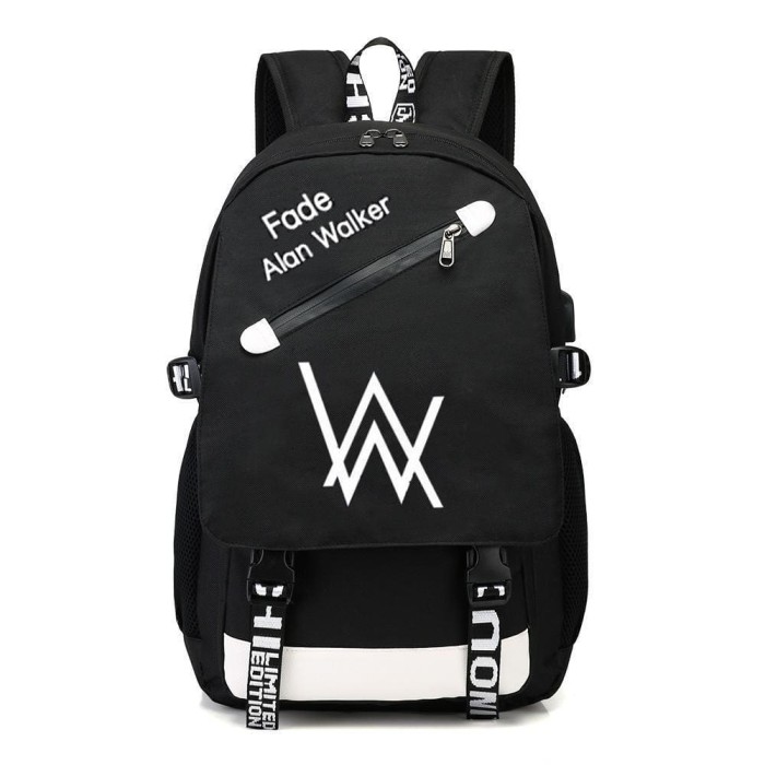 Marshmello Backpack With Usb Charging Port