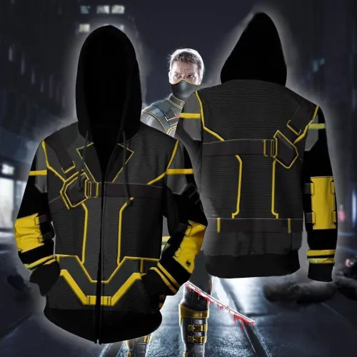 Avengers Endgame Hawkeye Cosplay Costume Movie Hoodie Sweatshirts