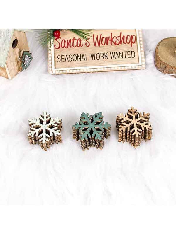 Wooden Hanging Ornaments Xmas Tree Hanging Decorations