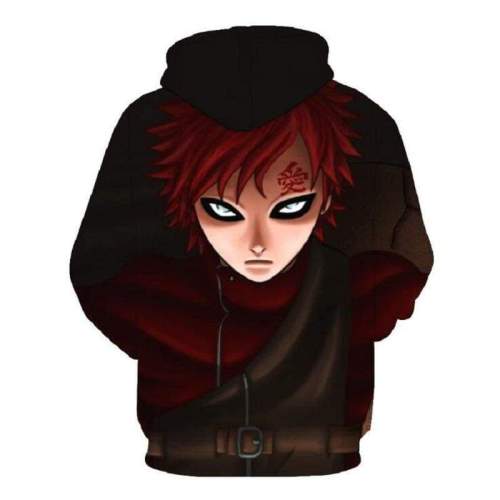 Naruto Hoodie - Gaara Pullover Hoodie