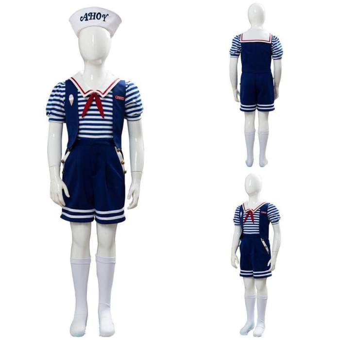 Stranger Things 3 Scoops Ahoy Robin Cosplay Costume For Kid