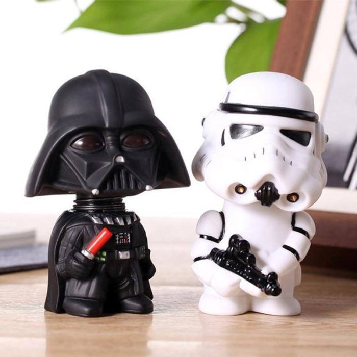 Star Wars Figure Action Darth Vader Action Figure Toy Bobble Head Star Wars Figures For Children Kids Toys