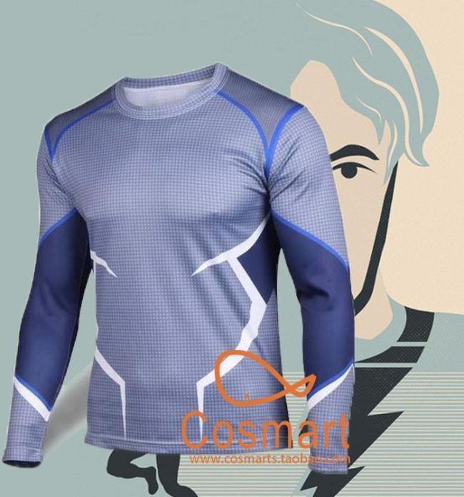 Avengers Age Ultron Quicksilver Pietro Maximoff Cosplay Costume T-Shirt