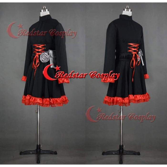 Rwby Red Ruby Rose Cosplay Costume Custom In Any Size