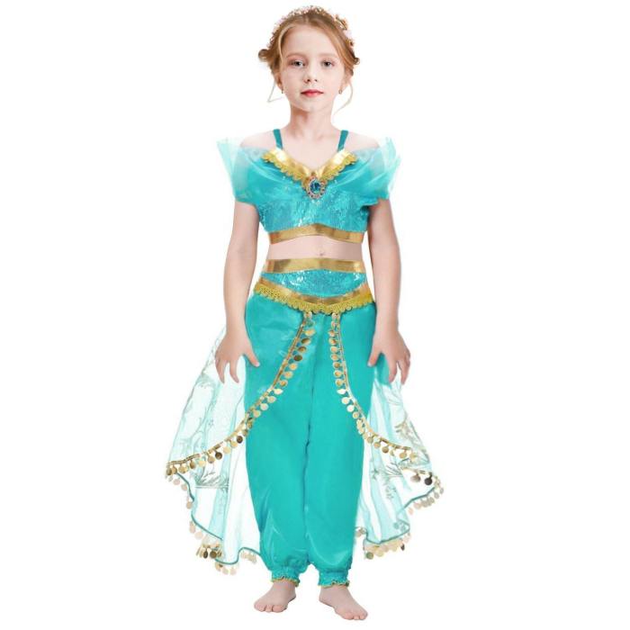 Aladdin Lamp Jasmine Princess Dress