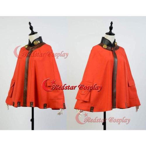 Kabaneri Of The Iron Fortress Mumei Nameless Cosplay Costume Outfit Shawl Cloak