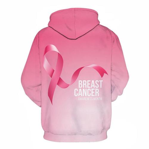 Breast Cancer Ombre Pink 3D - Sweatshirt, Hoodie, Pullover