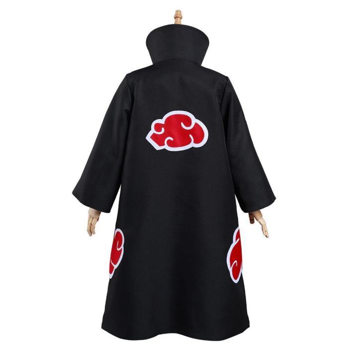 Naruto Akatsuki Kids Children Zip Up Coat Halloween Carnival Suit Cosplay Costume