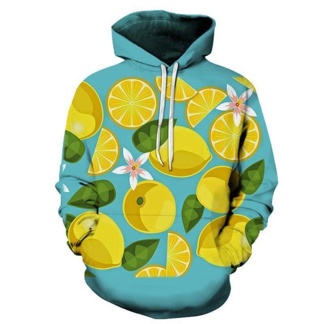 Lemon Galore 3D Sweatshirt Hoodie Pullover