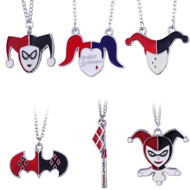 Suicide Squad Harley Quinn Pendant Necklace Birthday Halloween Gifts