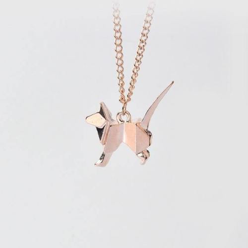 Simply Fashion - Origami Kitten Necklace
