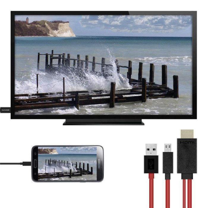 Hdmi To Tv Cable Adapter, Plug & Play