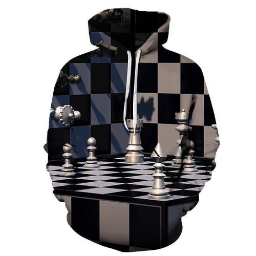 Complicated Chess Board 3D - Sweatshirt, Hoodie, Pullover
