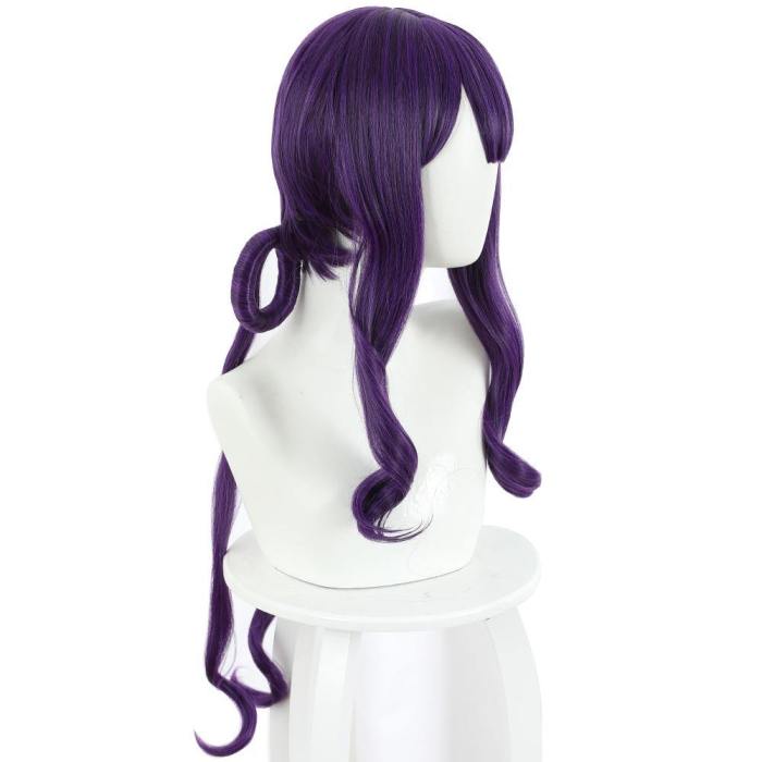 Jibaku Shōnen Hanako-Kun Akane Aoi Purple Wig Cosplay Wig
