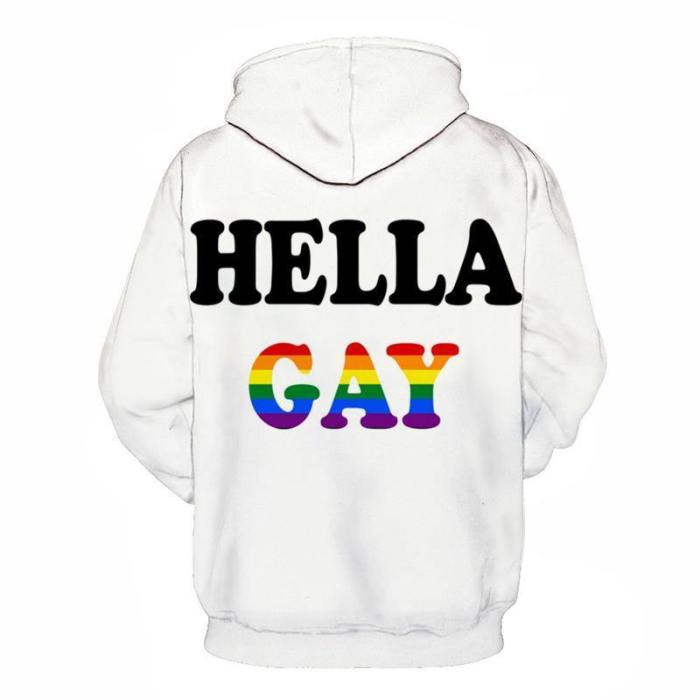 The Hella Gay 3D - Sweatshirt, Hoodie, Pullover