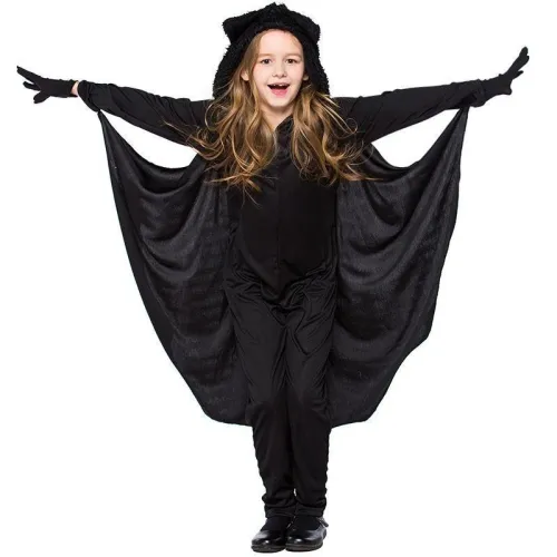Halloween Costume Bat Jumpsuit Cosplay For Girls