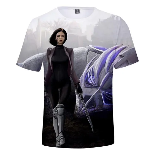 Alita T-Shirt - Battle Angel Graphic T-Shirt Csos985