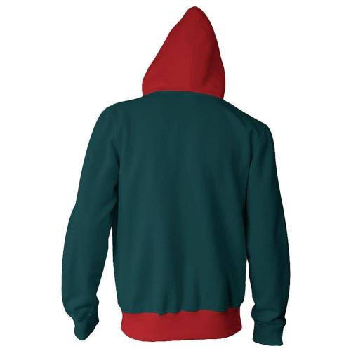 Adult Into The Spider-Verse Hoodie Sweatshirt Miles Morales Zipper Jacket Coat Cosplay Costume