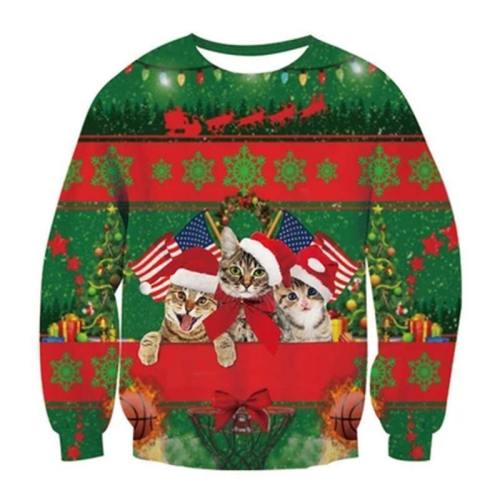 Ugly Christmas Sweatshirt Long Sleeve Sweater Shirt Xmas Gift