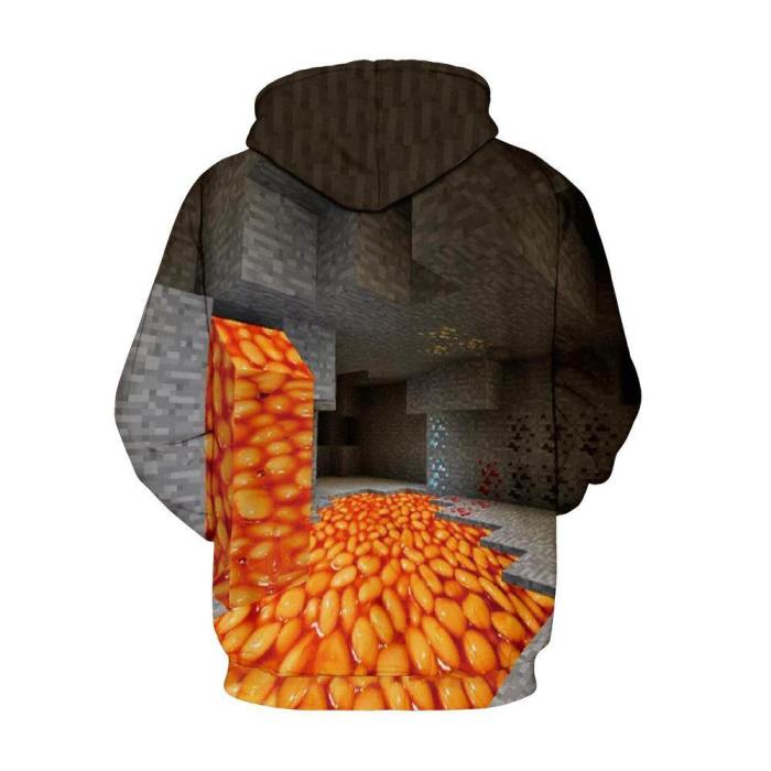 Unisex 3D Cheetos Print Pullover Hoodies Sweatshirt Hollween Hoodie