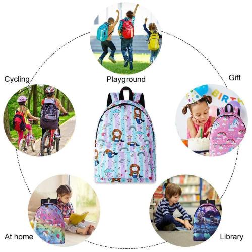 Girls Backpacks For School Kids Cute Girl Printed Bookbags