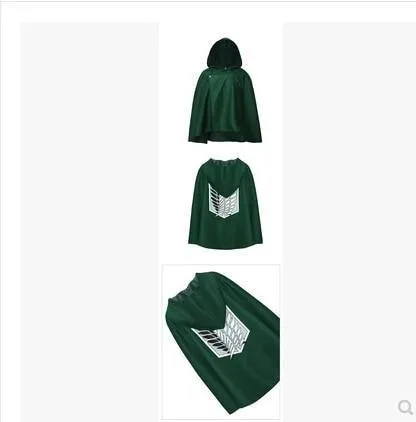 Fashion Anime No Kyojin Cloak Cape Clothes Cosplay Costume Fantasia Attack On Titan