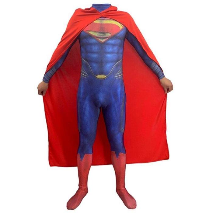 Justice League Superman Clark Kent Cosplay Costume Superhero Bodysuits