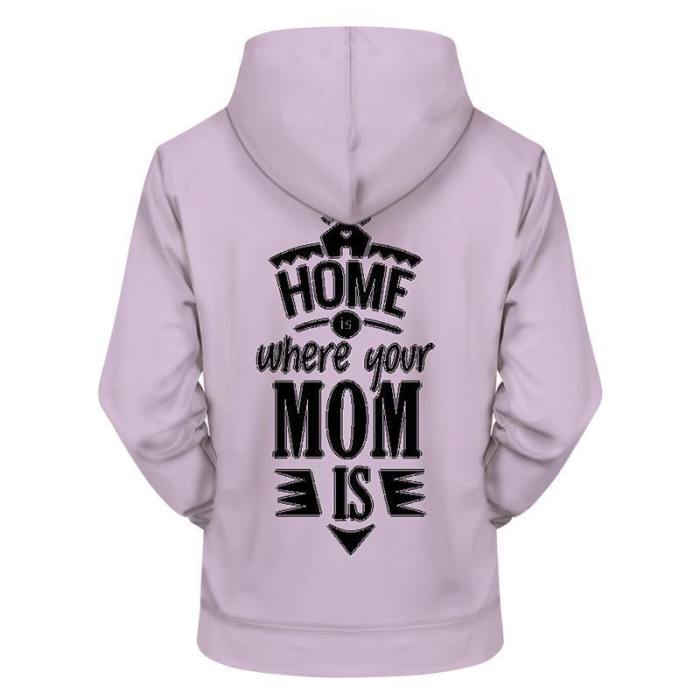 Home Is Mom Lavender 3D - Sweatshirt, Hoodie, Pullover