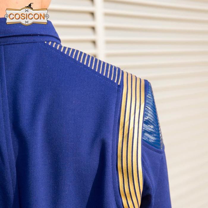 Star Trek Discovery  Captain Uniform Men'S Blue Jacket