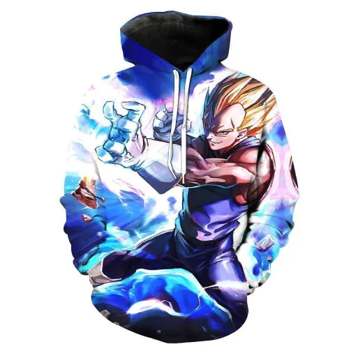 Dragon Ball Z Cool 3D Printing Pullover Hoodie Csos038