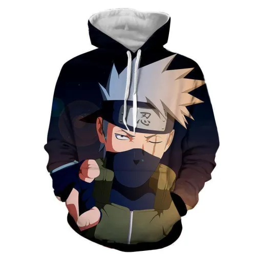 Naruto Hoodie - Kakashi Pullover Hoodie