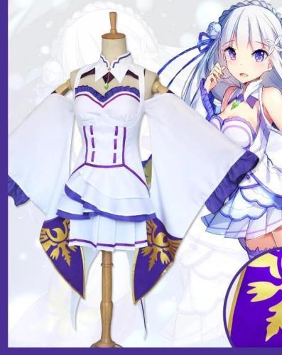 Re Life In A Different World From Zero Emilia Dress Costume