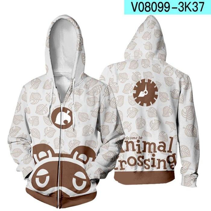 3D Game Animal Crossing Cosplay Costume Hoodie Sweatshirts Men Women Timmy Hoodie Pullover Unisex Costume Tracksuit