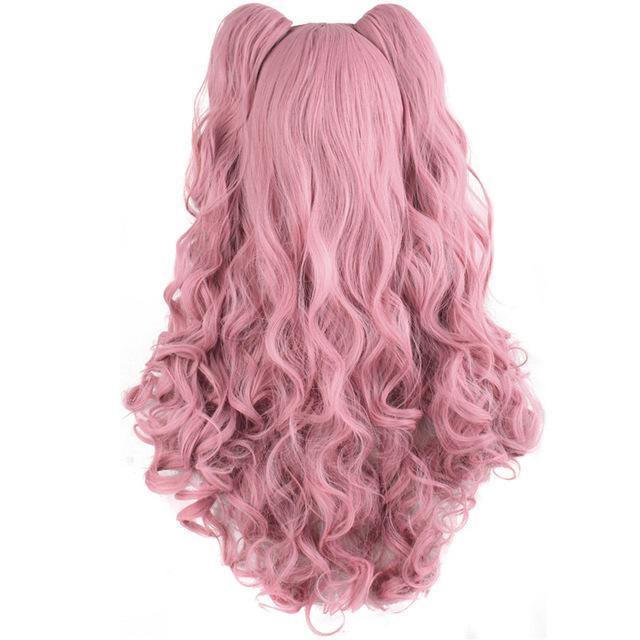 Mapofbeauty Long Wavy Cosplay Wigs Ponytails Shape Claw Heat Resistant Synthetic Hair