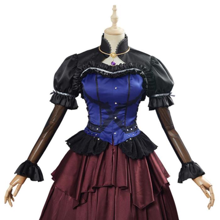 Game Final Fantasy Vii Remake Cloud Strife Women Dress Outfit Cosplay Costume
