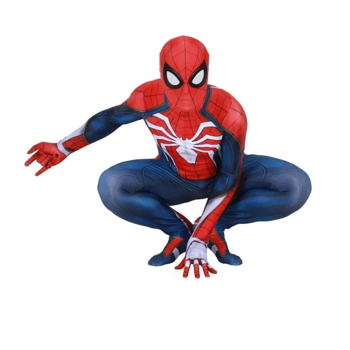 Insomniac Games Spider Man Cosplay Costume Zentai Superhero Bodysuit