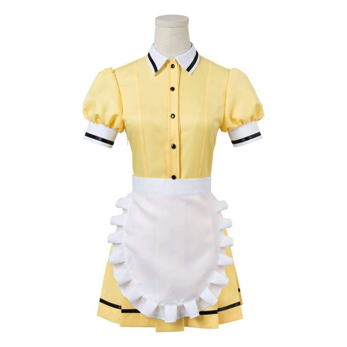 Blend-S Mafuyu Hoshikawa Maid Dress Cosplay Costume