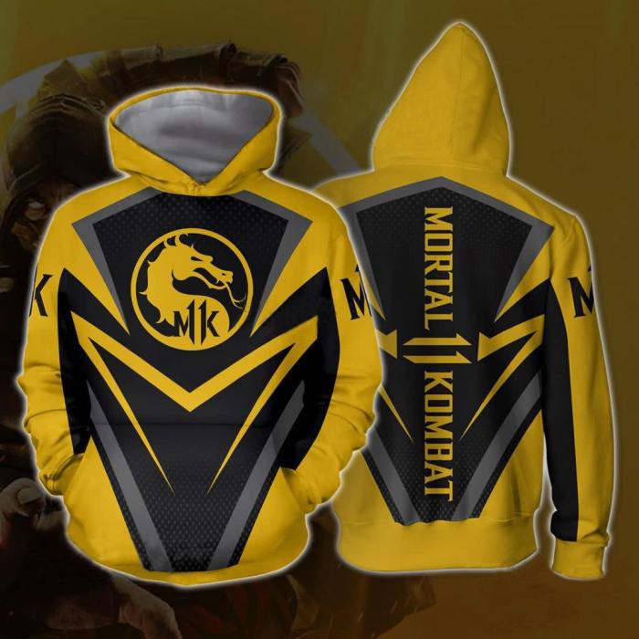 Mortal Kombat X Sub-Zero Scorpion Sweatshirts Halloween Cosplay Costume