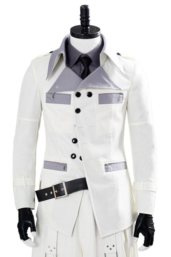 Final Fantasy Vii Remake Rufus Shinra Halloween Shirt Coat Trousers Outfit Cosplay Costume