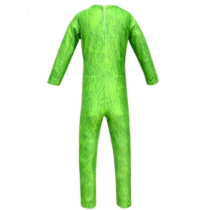 How The Grinch Stole The Grinch Cosplay Costume Jumpsuit Christmas Gift For Kids